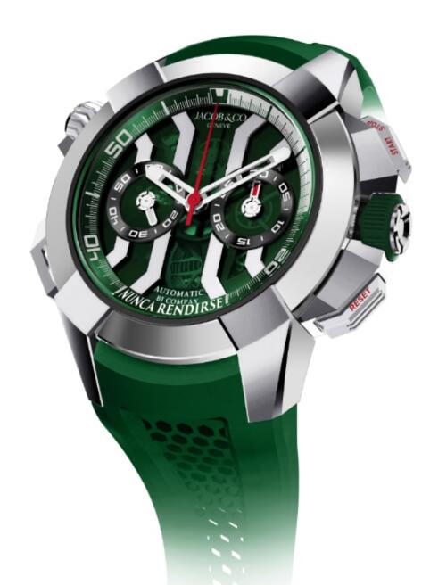 Jacob & Co Epic X Chrono Titanium Green EC323.20.AC.AC.ABRUA Replica watch